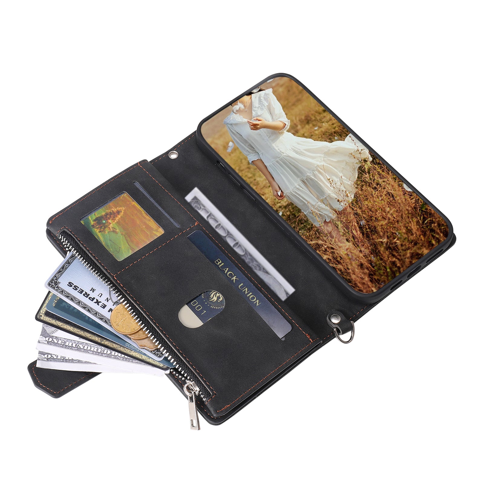 For Samsung Galaxy S23 FE PU Leather Phone Case Shell Rhombus Texture Zipper Pocket Wallet Stand Cover For Samsung Galaxy S23 FE PU Leather Phone Case Shell Rhombus Texture Zipper Pocket Wallet Stand Cover